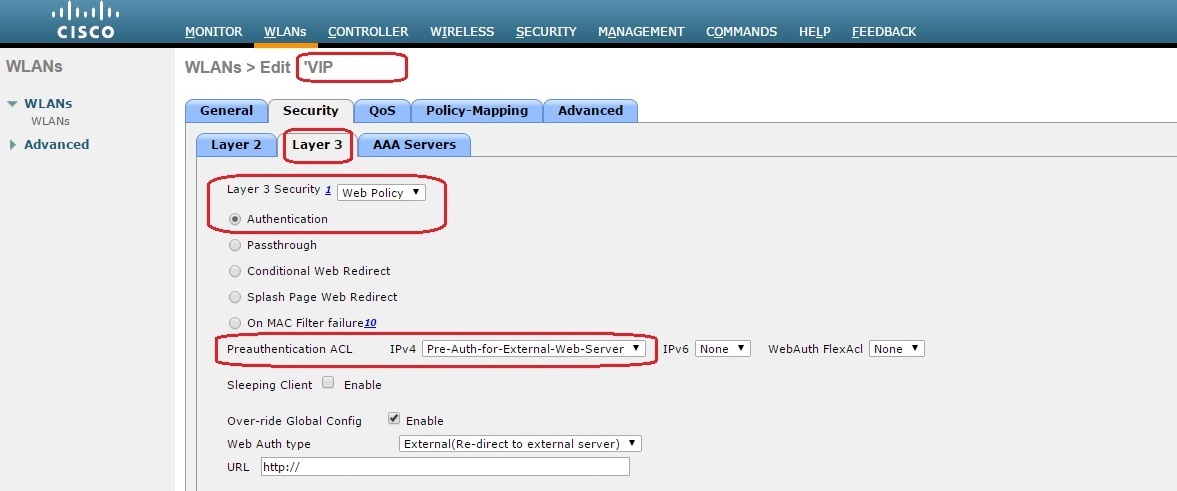 HotSpot с помощью Cisco WLC5508, FreeRadius, MySQL и Easyhotspot - 5