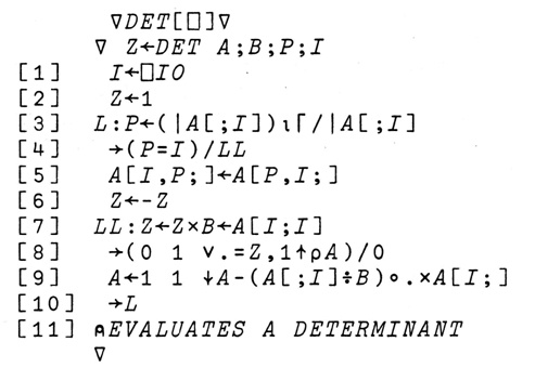 Язык программирования APL - 5