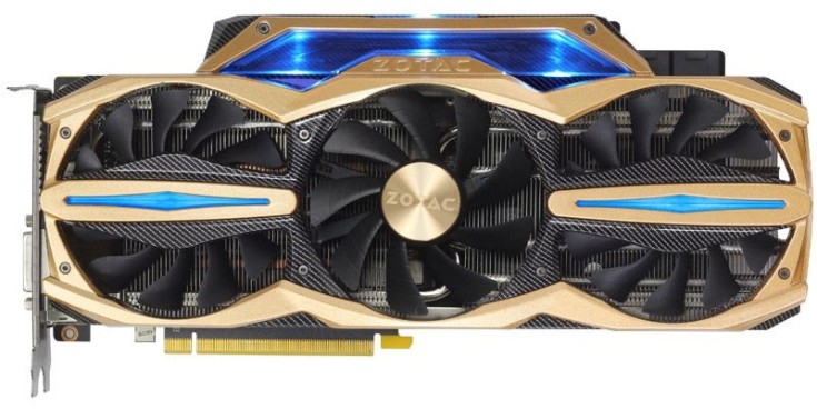 Видеокарта Zotac GeForce GTX 970 Extreme Edition OC работает на повышенных частотах