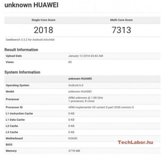 Huawei P9 с процессором Kirin 950 способен превзойти по производительности iPhone 6S с A9