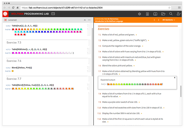 Представляем бесплатную лабораторию программирования Wolfram Programming Lab для изучения языка Wolfram Language - 4