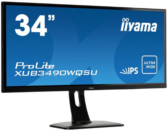 Iiyama предлагает 34″ AH-IPS монитор ProLite XUB3490WQSU