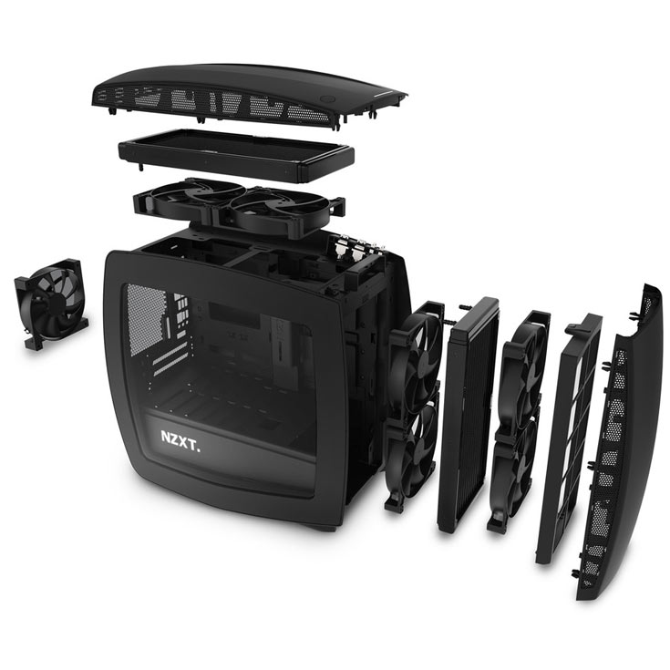 Компьютерный корпус NZXT Manta весит 7,2 кг