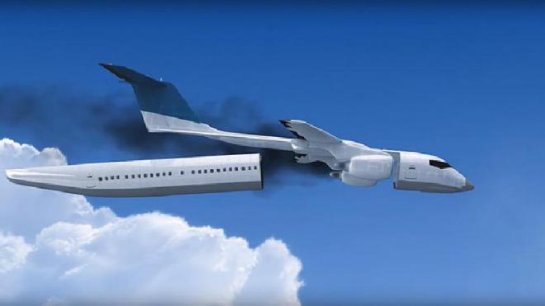Изобретение будущего: самолет с отделяющимся салоном