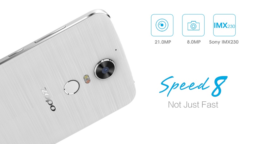 В камере смартфона Zopo Speed 8 используется датчик изображения Sony IMX230 