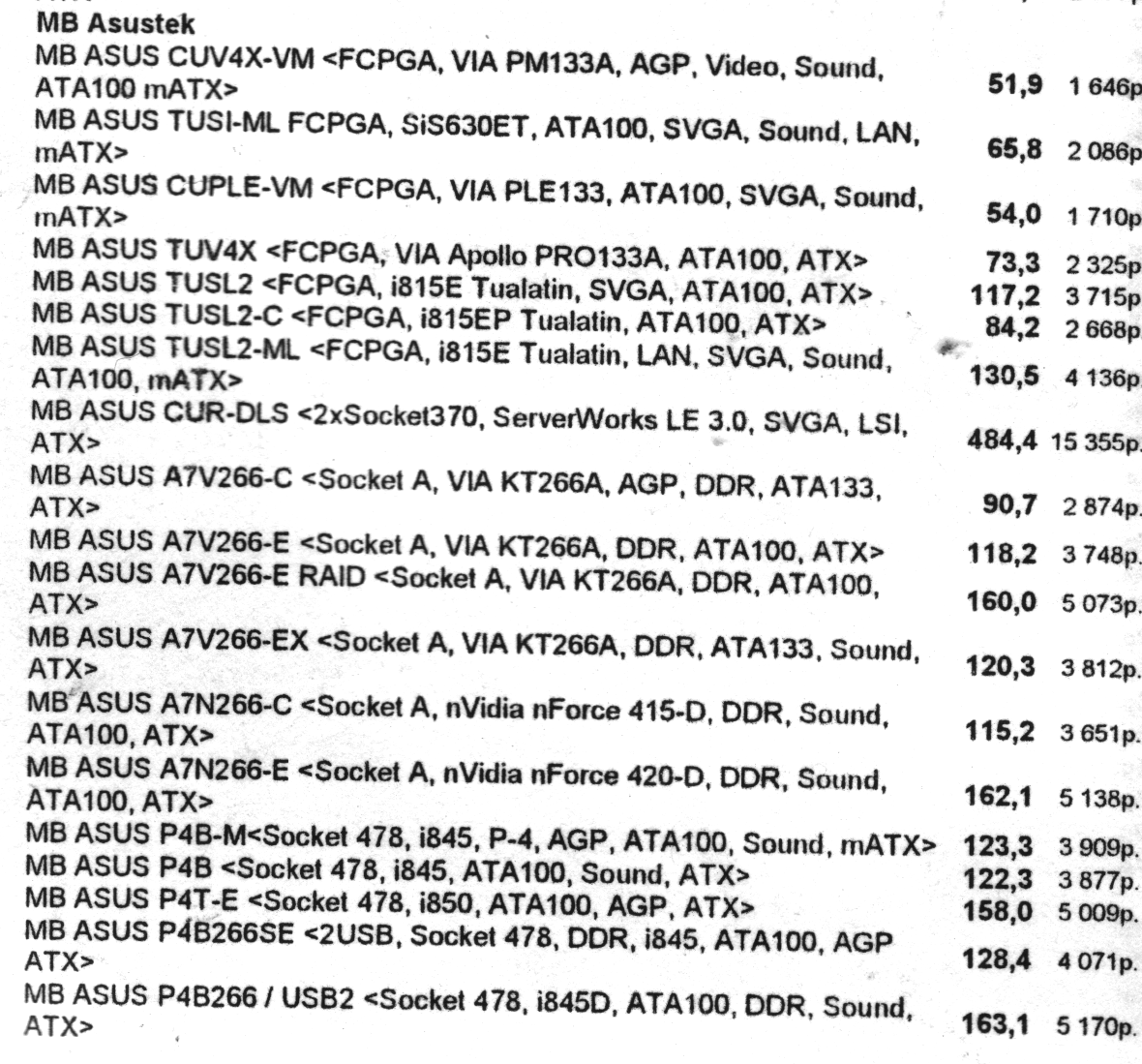 Минутка ностальгии: цены на компьютеры и комплектующие от 2002 года - 6