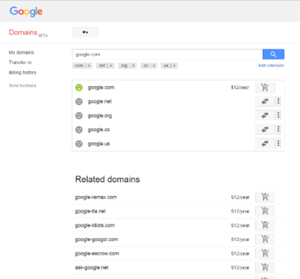 Сколько Google заплатила за потерянный домен google.com - 2