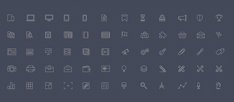 Elegant Line-Style Icons