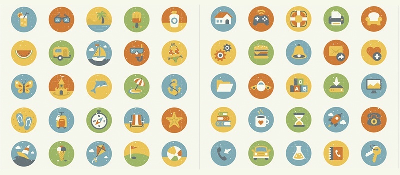 Summer and Essentials Icon Sets