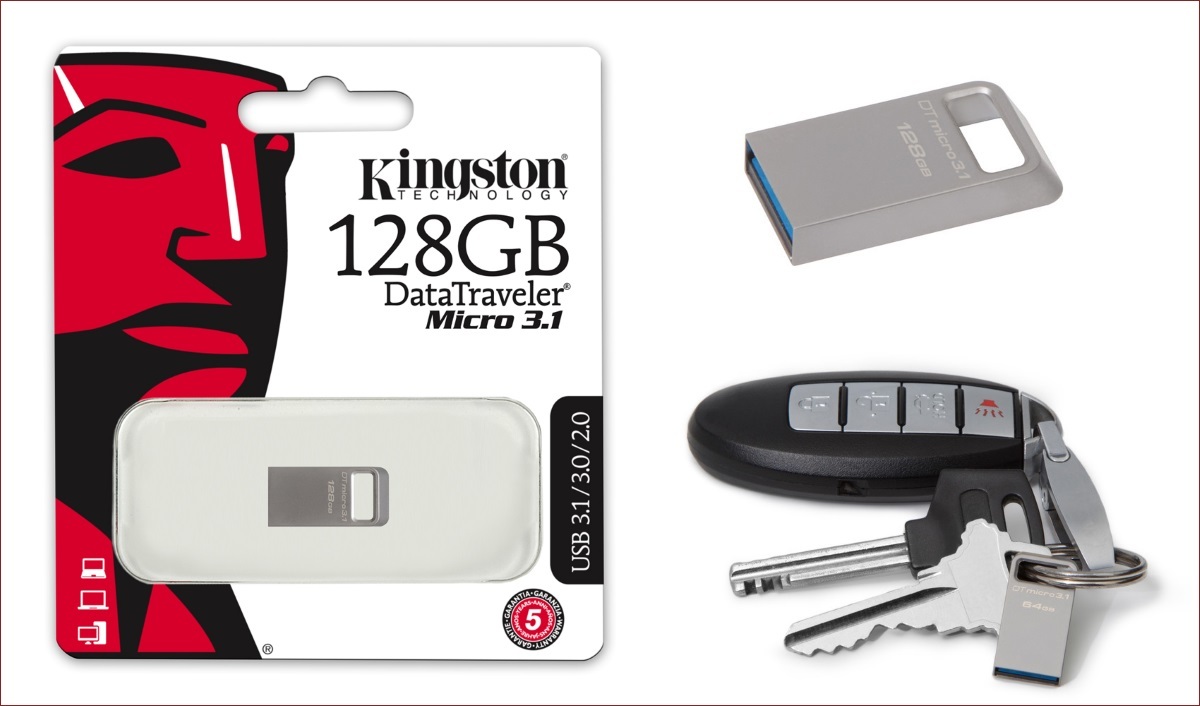 [Анонс] Kingston увеличивает максимальную емкость для USB накопителя DataTraveler Micro 3.1 и карты памяти SDXC - 1