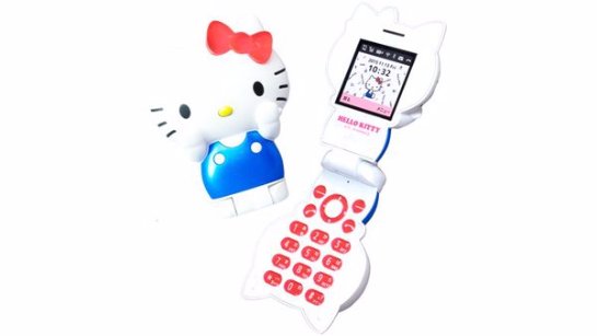 Создан мобильный телефон в виде Hello Kitty