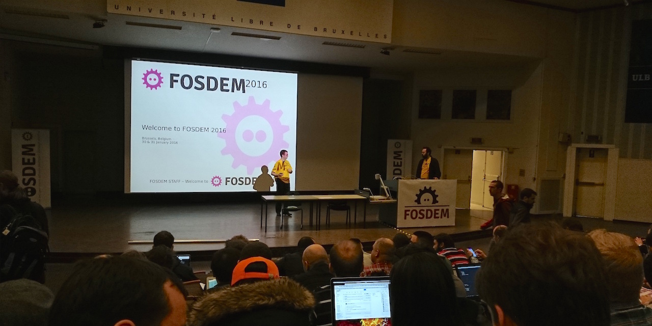 Вафли против технологий на FOSDEM 2016 - 1