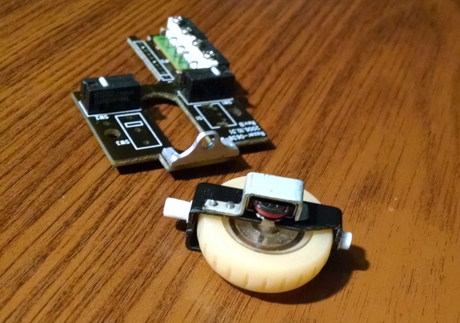 Модернизация мыши — добавление наклонов колеса, замена электроники - 6