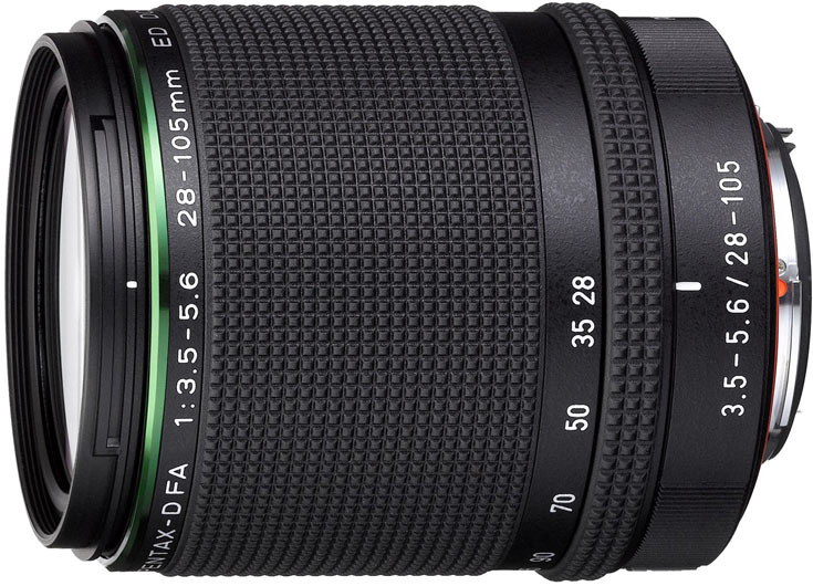 Объектив HD Pentax-D FA 28-105MM F3.5-5.6ED DC WR защищен от непогоды