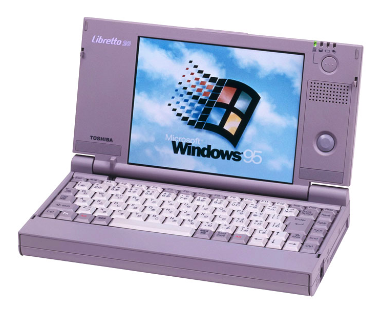 Какими были ноутбуки 20 лет назад на примере Toshiba libretto 100ct - 1