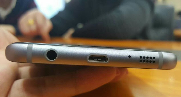 Новая фотография подтверждает отсутствие разъема USB Type-C у смартфона Samsung Galaxy S7