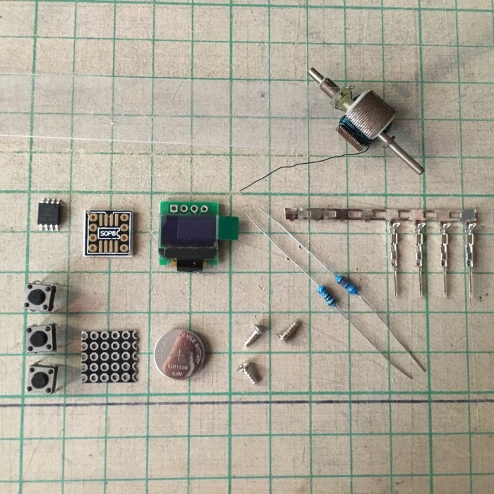 Самодельные часы-кольцо на ATtiny85 - 2