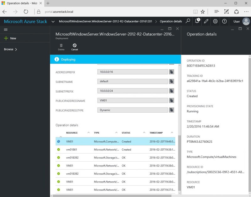 Обзор возможностей Azure Stack Technical Preview 1 - 12