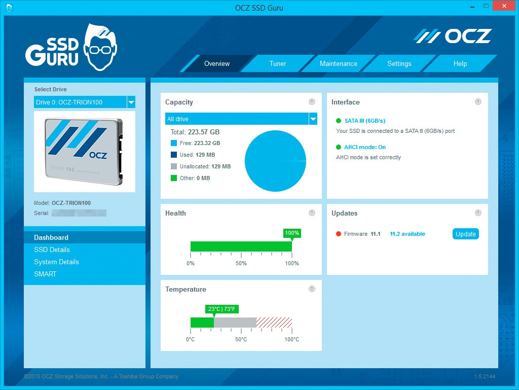 Обзор SSD-накопителя OCZ Trion 100 - 15 Обзор SSD-накопителя OCZ Trion 100 - 15