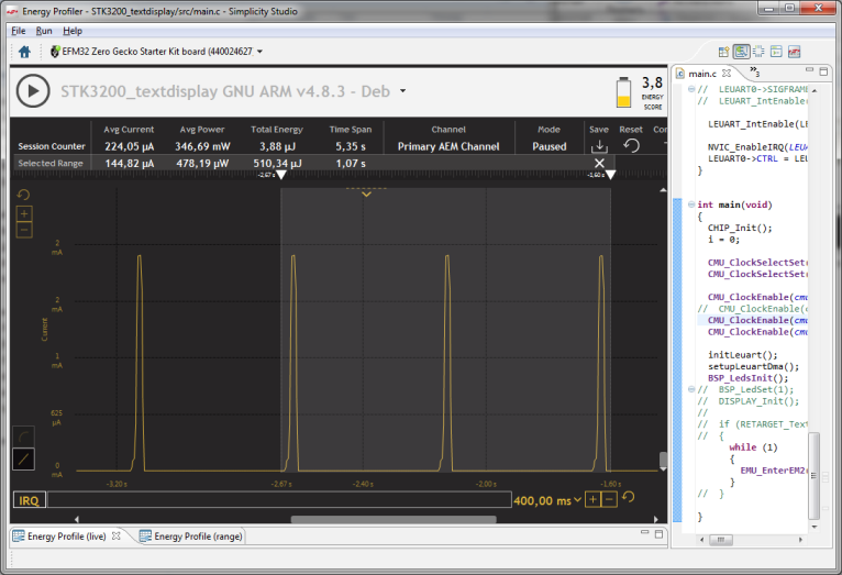 Статья про микроконтроллер EFM32ZG110F32 - 10