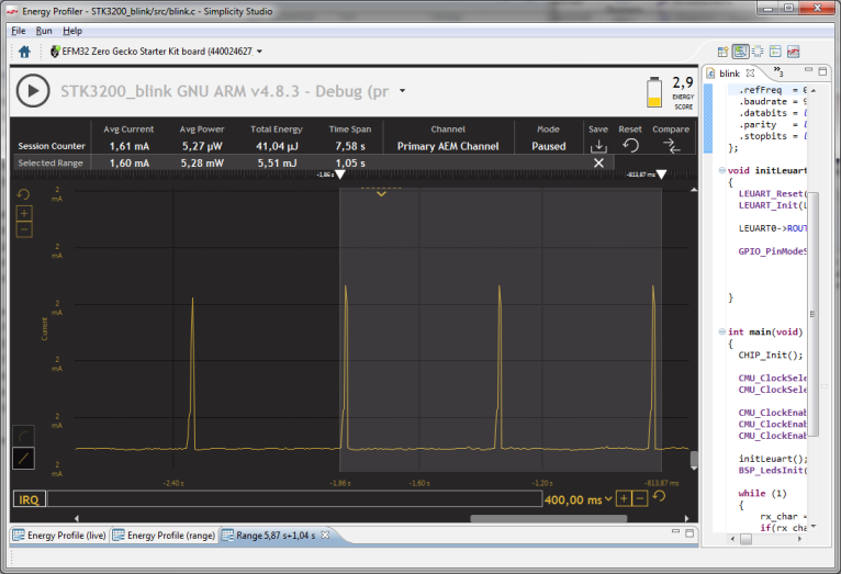 Статья про микроконтроллер EFM32ZG110F32 - 9