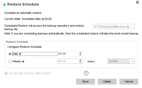 Настройка отказоустойчивости в 3CX Version 14 - 7