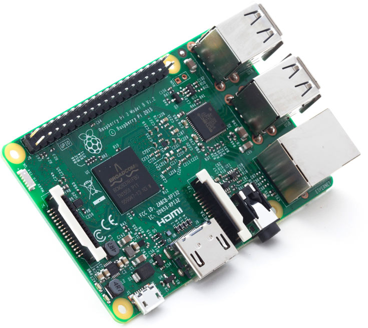 Микрокомпьютер Raspberry Pi 3 стоит $35