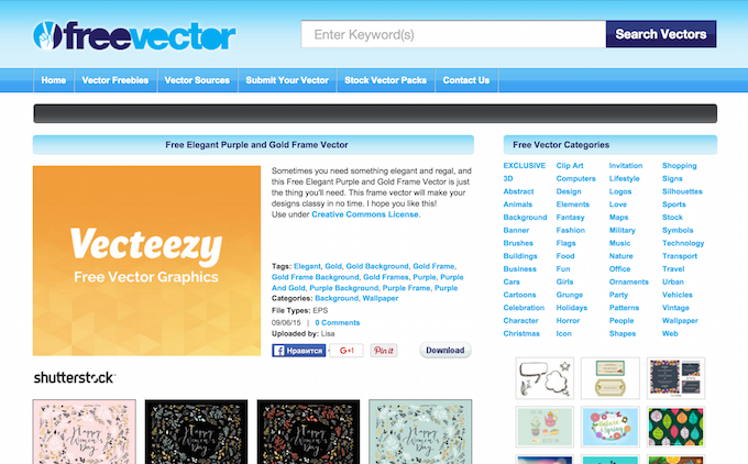 Векторная графика бесплатно — подборка сайтов - 4