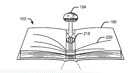 Google запатентовала интерактивную книгу с элементами дополненной реальности и датчиками, встроенными в страницы