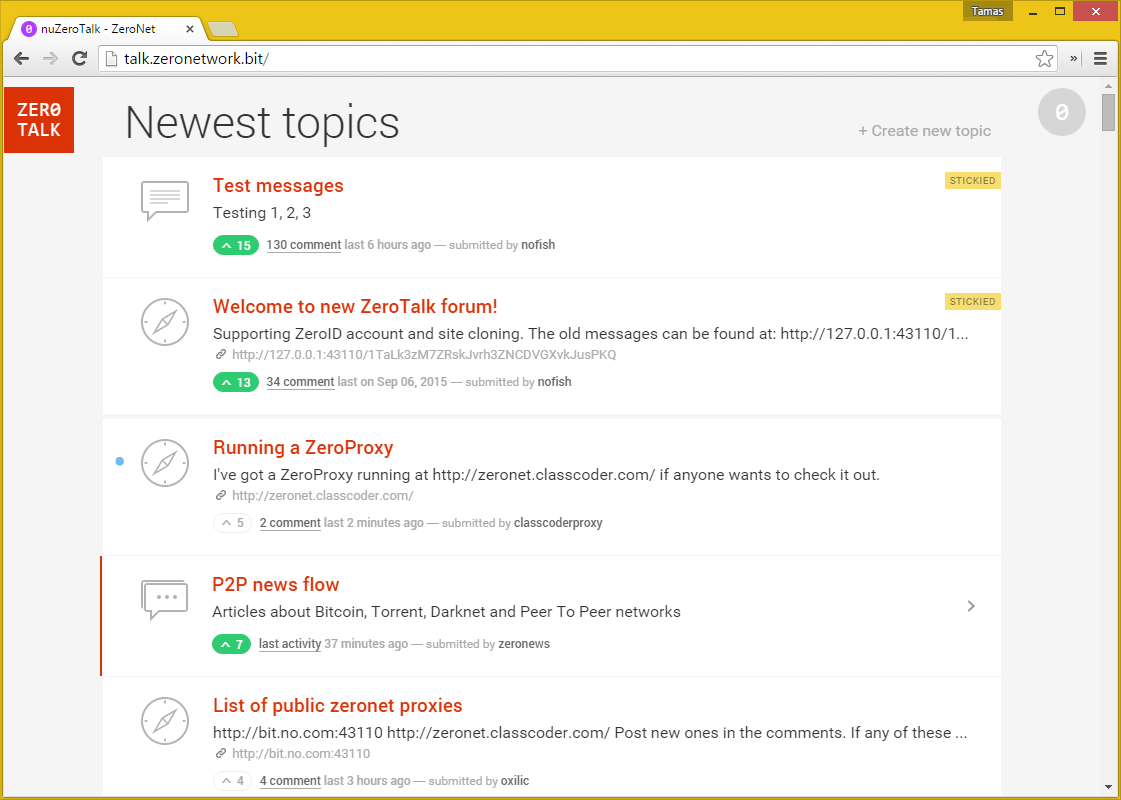 ZeroNet — По настоящему распределенная сеть — год спустя - 2 image