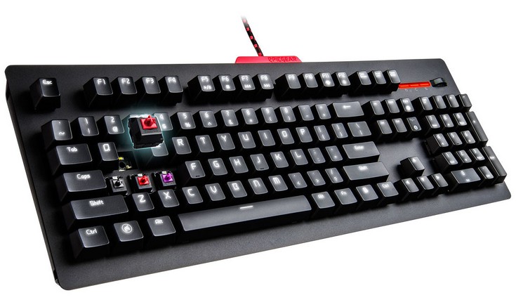 Игровая клавиатура EpicGear Defiant стоит $90