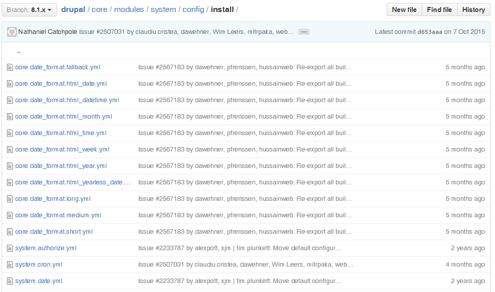 date formats 8.1