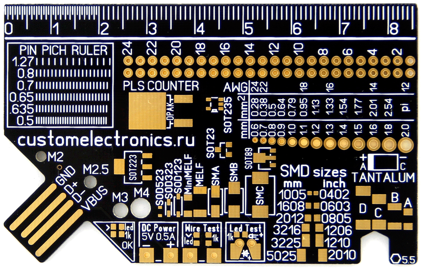 PCB Ruler. Линейка радиолюбителя и краудфандинг во Вконтакте - 6