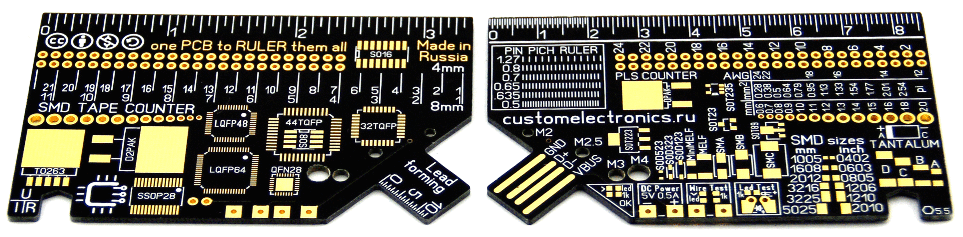 PCB Ruler. Линейка радиолюбителя и краудфандинг во Вконтакте - 1