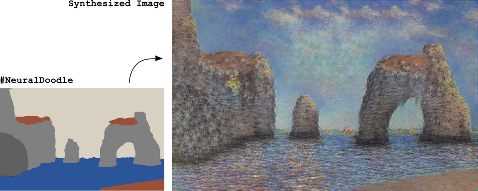 Нейросеть превращает каракули в художественные шедевры - 2 Нейросеть превращает каракули в художественные шедевры - 2