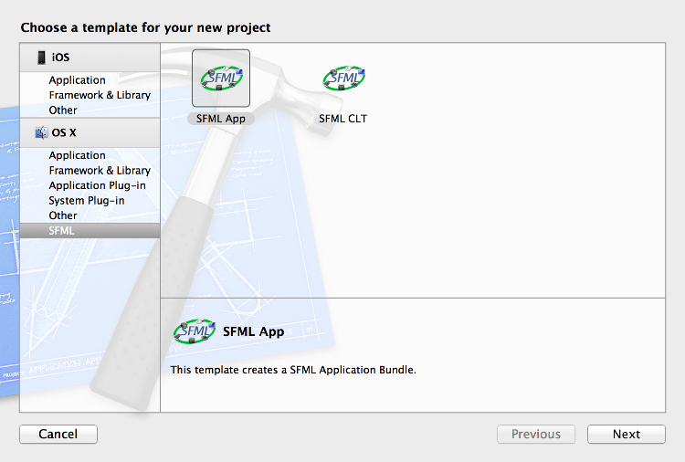 SFML и Xcode (Mac OS X) - 2