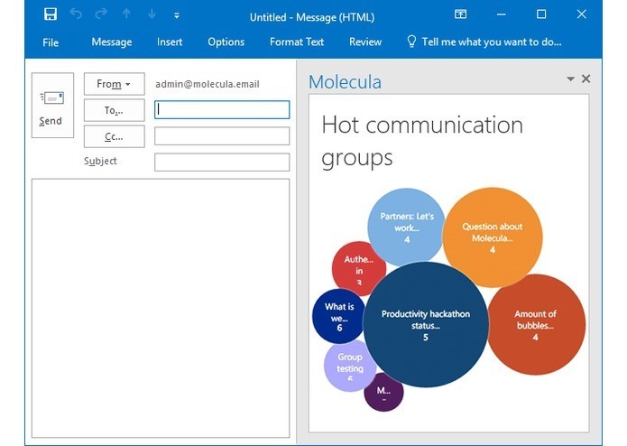 Molecula – новый способ ведения групповых переписок в Outlook - 1