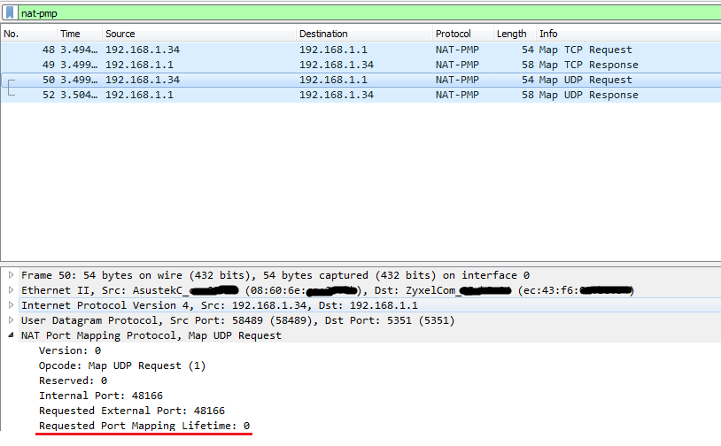 Открываем порты за NAT при помощи NAT-PMP и UPnP IGD - 5