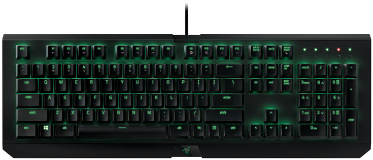 Линейка Razer BlackWidow X включает модели с индивидуальной настраиваемой подсветкой клавиш Razer Chroma и без нее