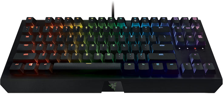 Линейка Razer BlackWidow X включает модели с индивидуальной настраиваемой подсветкой клавиш Razer Chroma и без нее