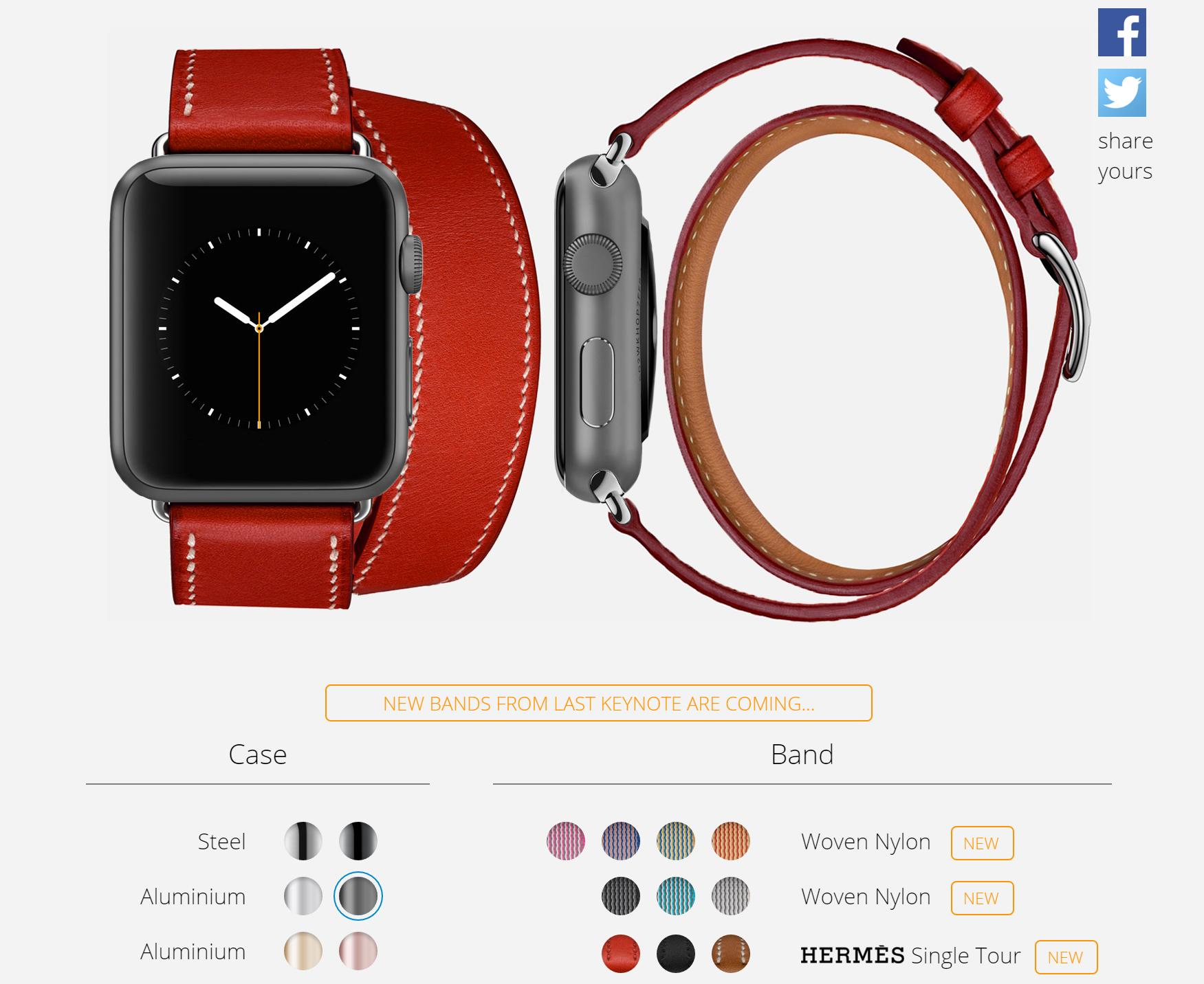 Apple открыла конструктор Watch на сайте (почти как Moto Maker) - 2 image