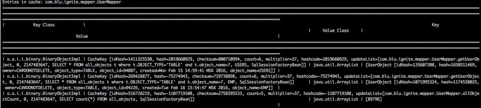 Настройка и использование Apache Ignite в качестве MyBatis кэш второго уровня (L2 cache) - 3