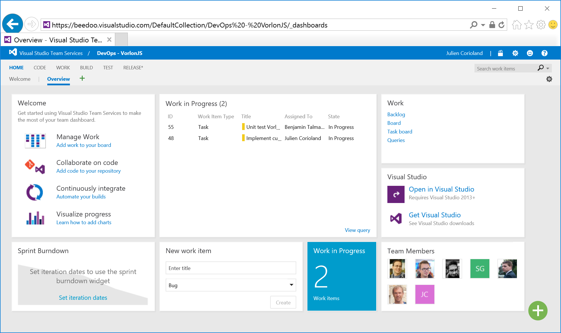 Как мы внедряли DevOps: планирование и управление проектами с помощью Visual Studio Team Services - 3 Как мы внедряли DevOps: планирование и управление проектами с помощью Visual Studio Team Services - 3