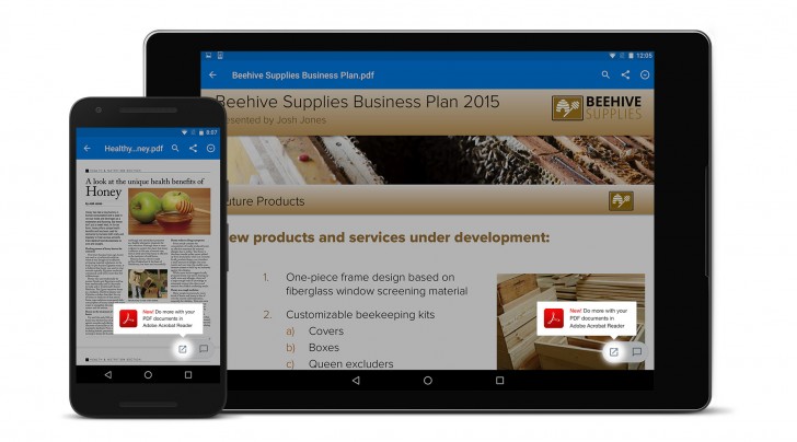 Новые версии приложений Acrobat Reader и Dropbox доступны в каталоге Google Play