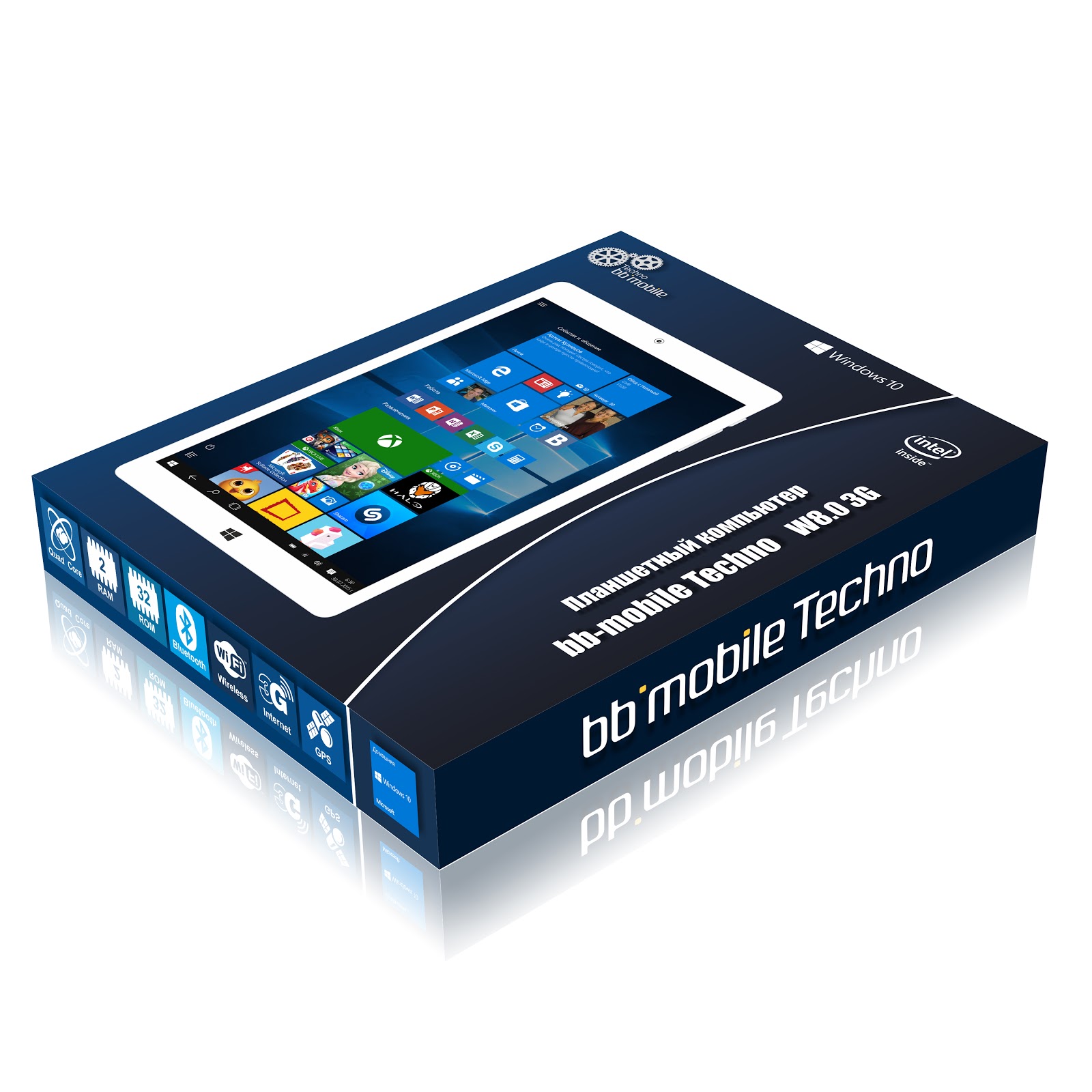 Обзор bb-mobile Techno W8.0 3G (Q800AY): бюджетный 8-дюймовый планшет на Windows 10 с 3G-модемом - 2 Обзор bb-mobile Techno W8.0 3G (Q800AY): бюджетный 8-дюймовый планшет на Windows 10 с 3G-модемом - 2