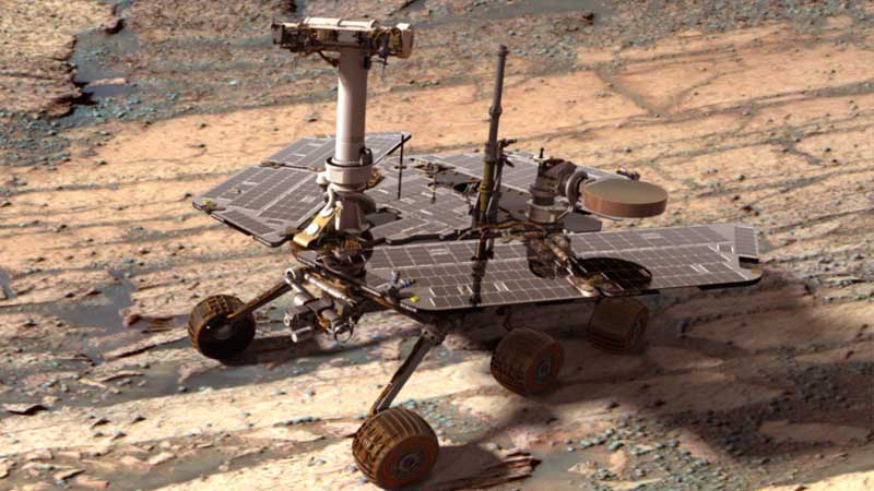 12-летний марсоход Opportunity застрял на крутом холме - 1