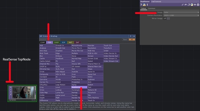 Использование камеры Intel RealSense с TouchDesigner. Часть 1 - 3