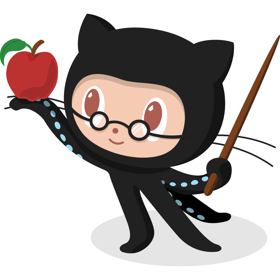 GitHub Octocat Professor