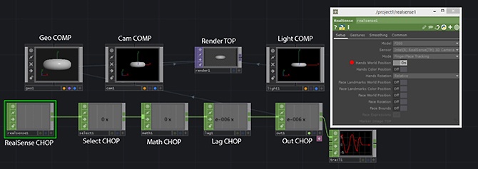 Использование камеры Intel RealSense с TouchDesigner. Часть 2 - 4