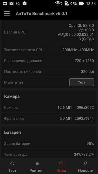 Обзор смартфона ASUS ZenFone Max - 4